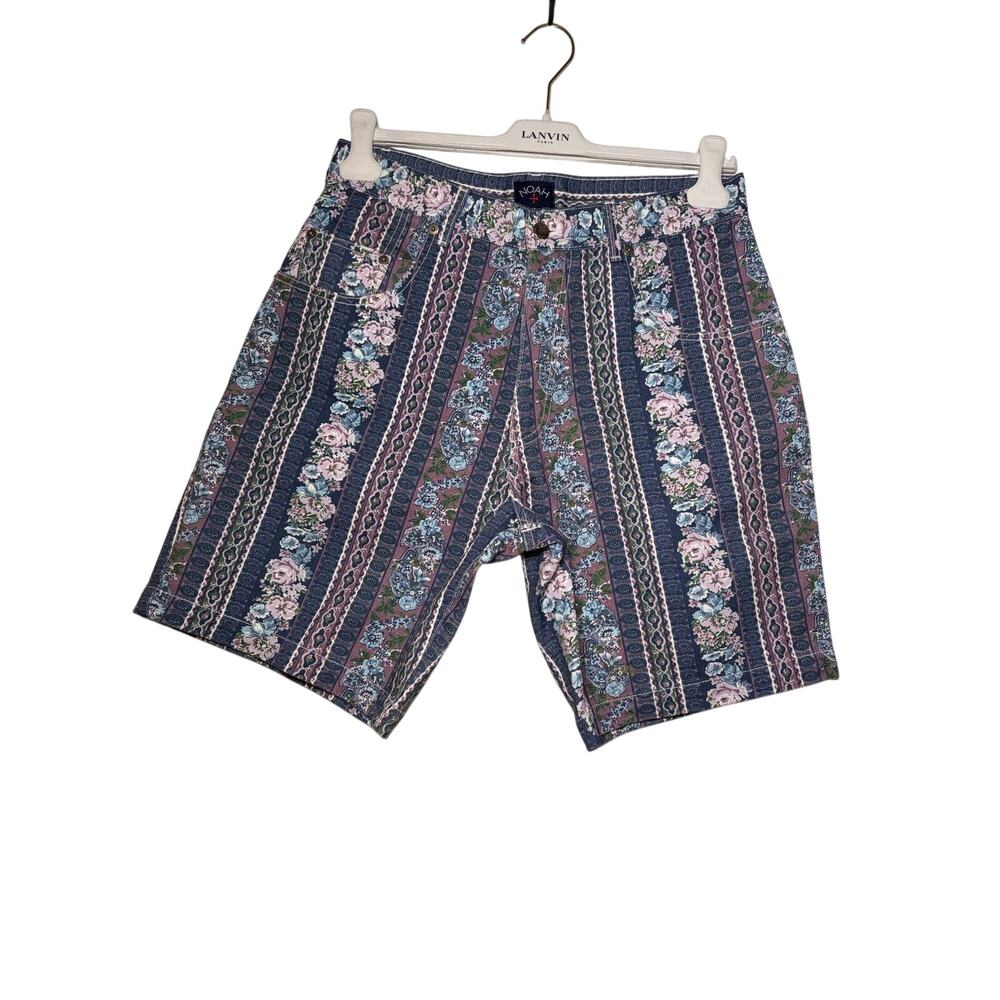 NOAH Men's printed floral denim shorts. Size 30. SS24. like new